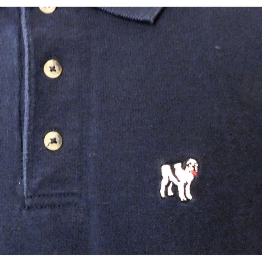 Big Dogs Polo Shirt Mens XL Navy Blue Embroidered Logo Short Sleeve Cotton - Picture 3 of 5